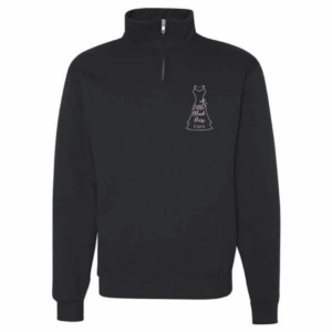 Little Black Dress (LBD) Black Quarter Zip